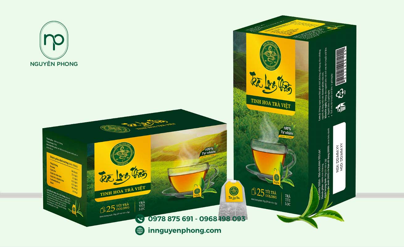 bao bì đựng trà cao cấp